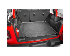 Quadratec Tru-Fit® Rear Cargo Liner for Leather Seats Without Subwoofer Jeep Wrangler 2018-2021